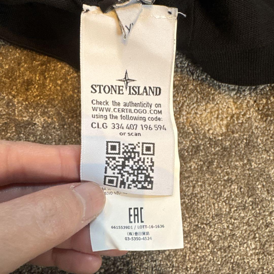 ★新品★STONE ISLAND ストーンアイランド セーター ブラック 刺繍