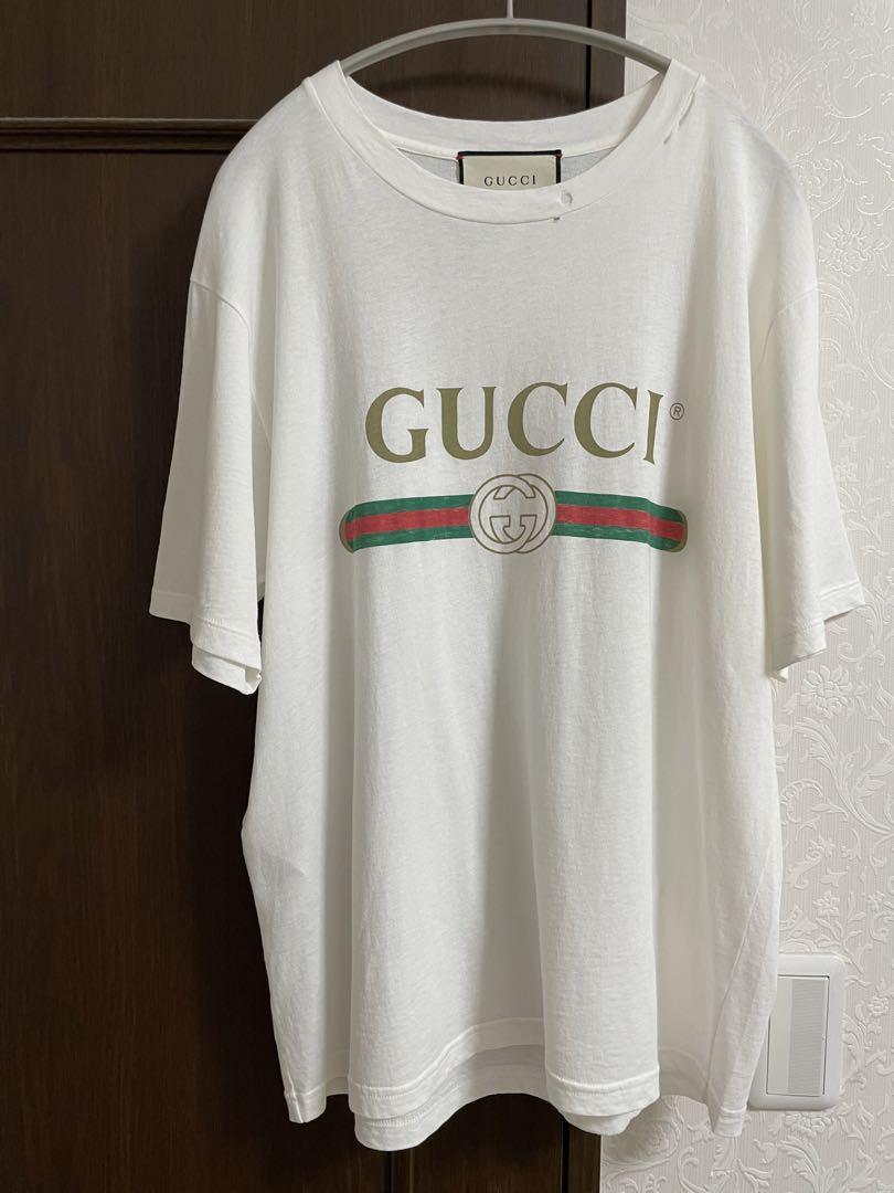 適切な価格 超美品☆GUCCIヴィンテージ風ロゴTシャツS トップス