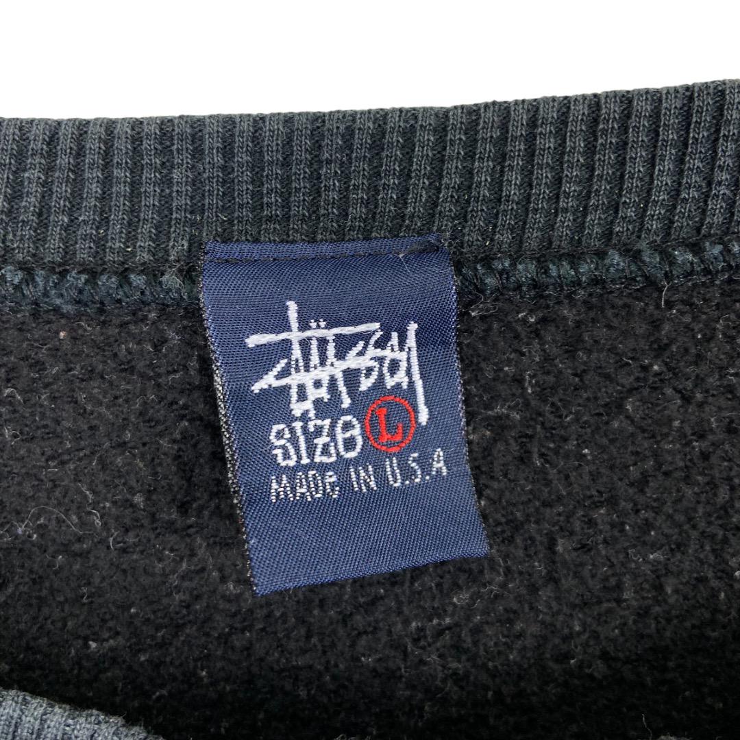 【90's USA製】Stussy Dragon Crew ドラゴン スウェット