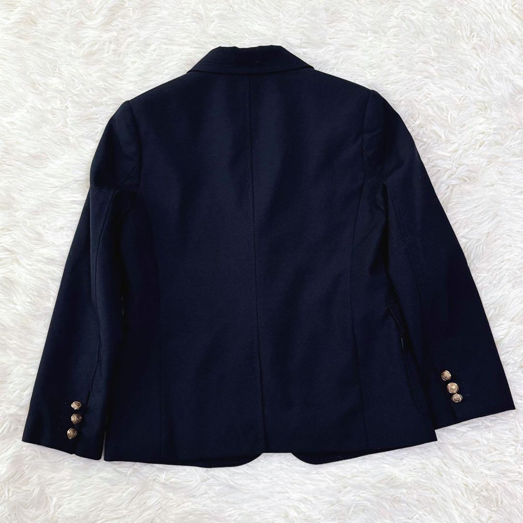 【極美品】コムサイズム スーツ セットアップ4点 男の子 金ボタン紺ブレ 120