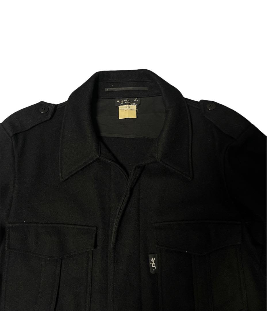agnes.b homme 90s ウールブルゾン agnès b. homme 90s ウール トラッカージャケット アニエスベー