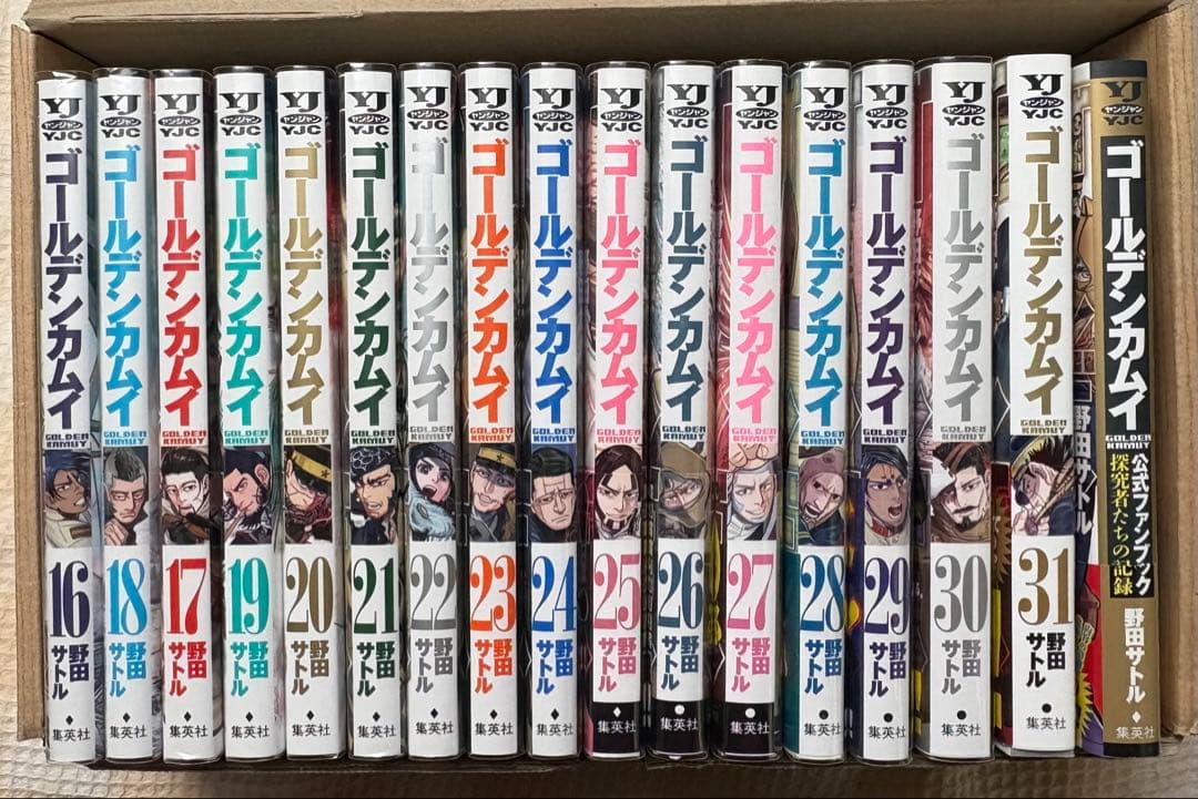 ゴールデンカムイ 全31巻セット ファンブック付き ゴールデンカムイ 全31巻セット ファンブック付き
