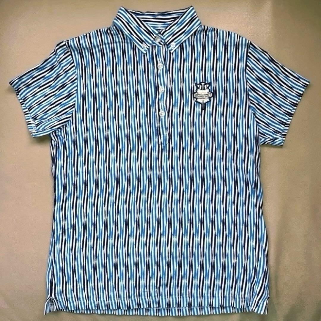 【美品】 ビームスゴルフ BEAMS GOLF レディース 半袖 ポロ M