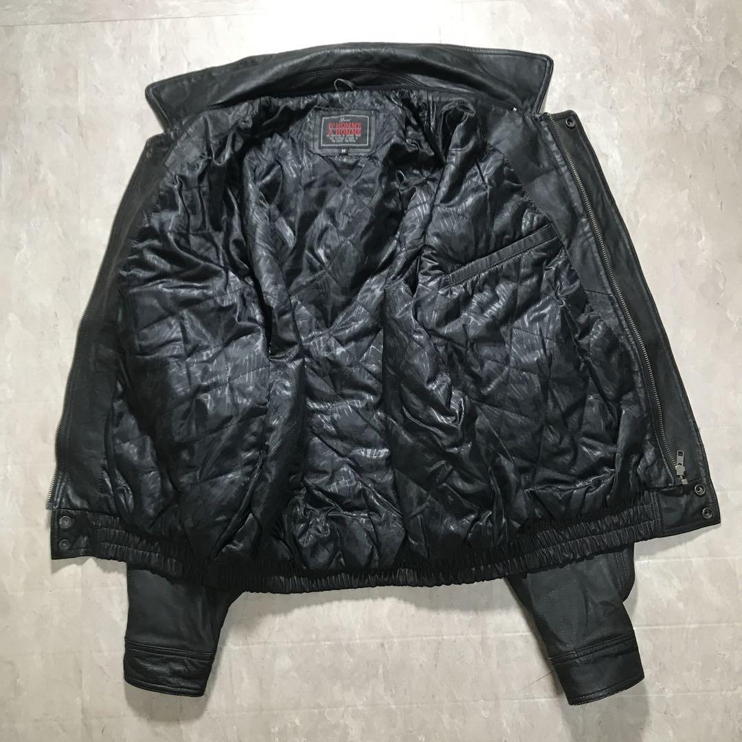 80s 90s Leather Jacket 短丈　レザー　モード　深水光太 80s 90s Leather Jacket 短丈レザーモード深水光太