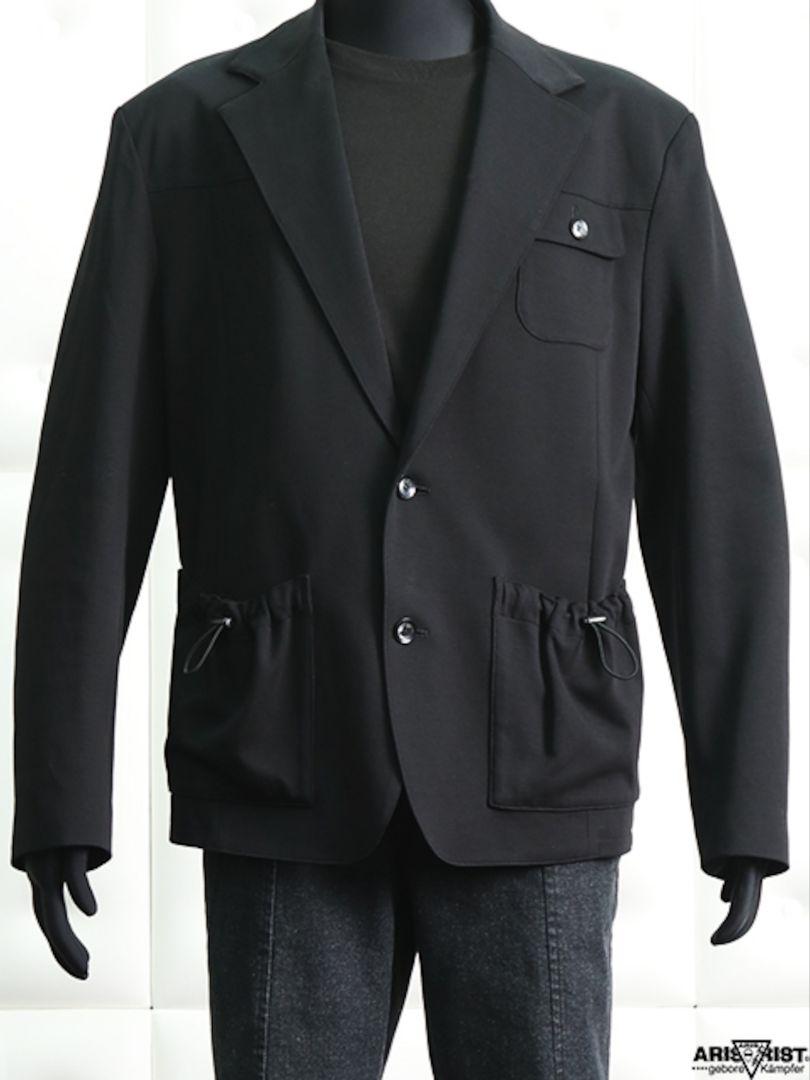 美品　aristrist ATドローストリングポケットブレザー 黒　XL