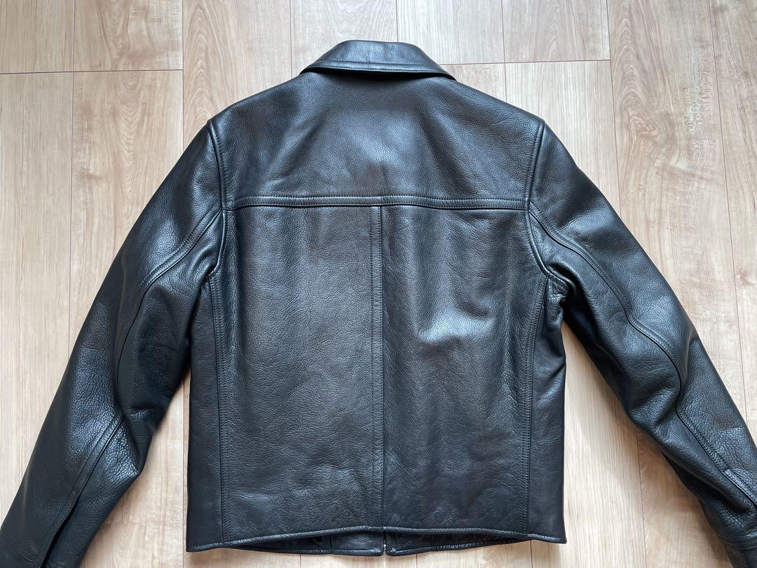 【美品】COACH レザージャケット 黒