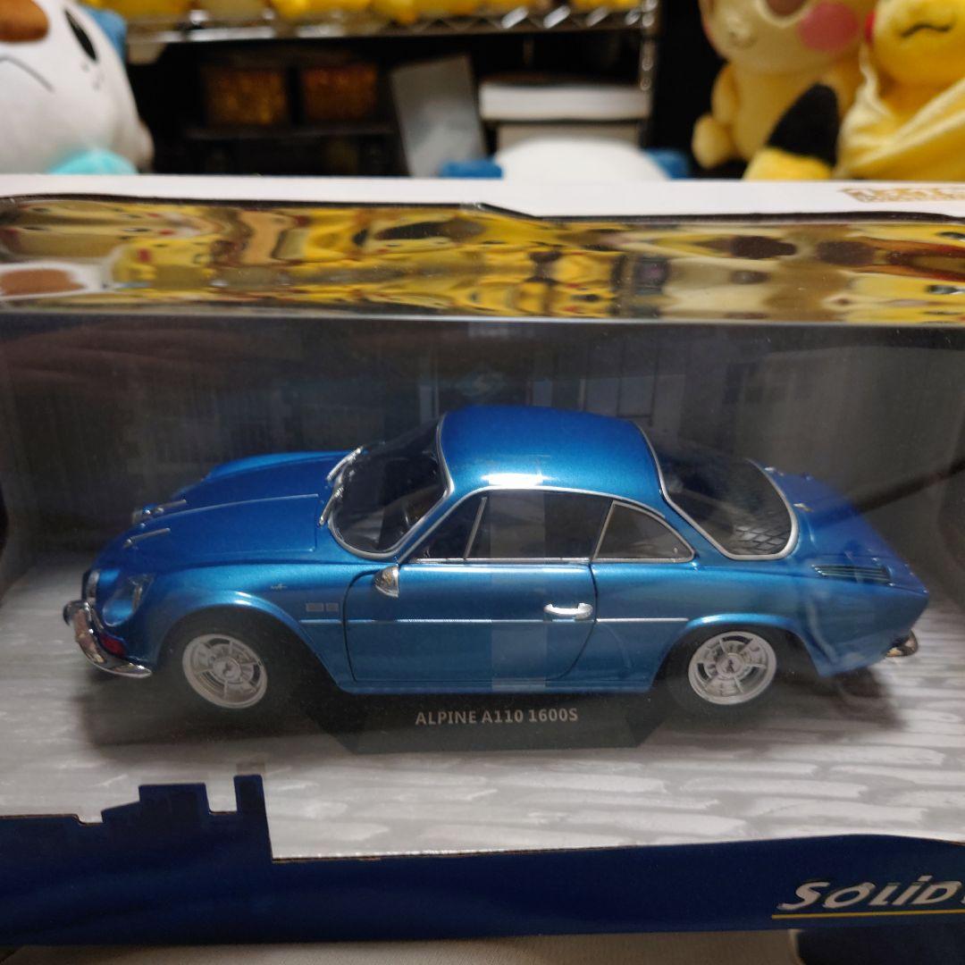 アルピーヌALPINE A110 　ミニカー 青　solido 1/18