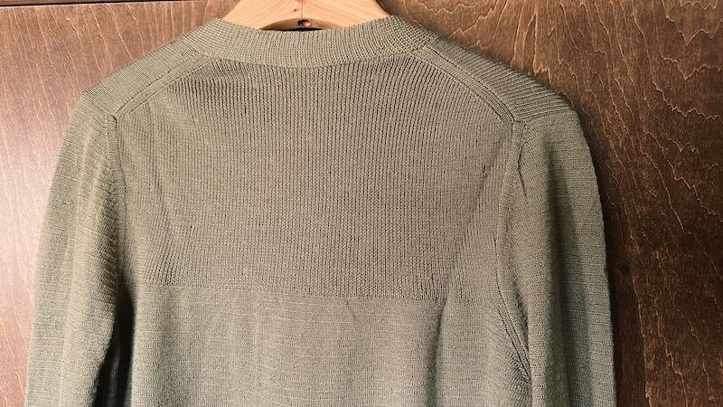 【在庫処分】 MARC JACOBSウールカーディガン・カーキグリーン マークジェイコブス トップス
