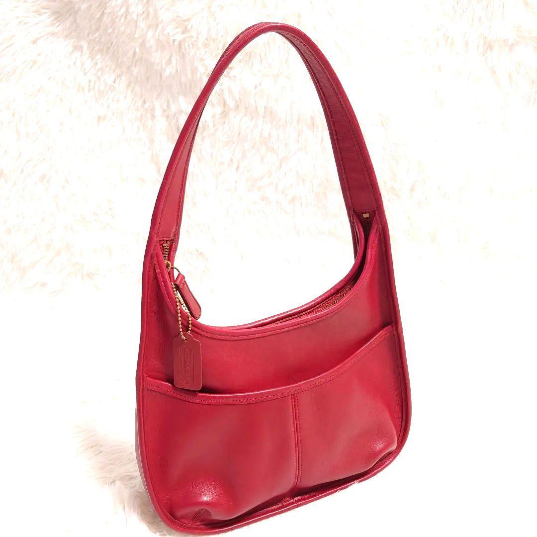 希少✨コーチ OLD COACHエルゴ 9033 ショルダー ボルドー