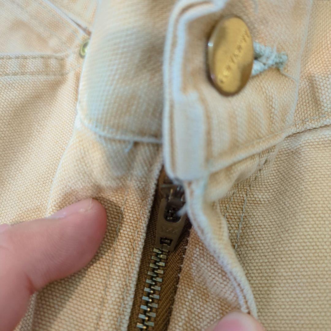 90年代 Carhartt ダブルニーダックパンツ アメリカ製 ボロ系 w30