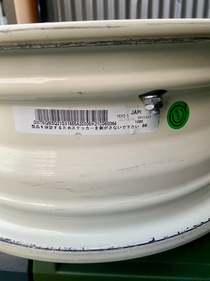 APIO アピオ ジムニー 16インチ アルミホイール コットンホワイト4本 APIO アピオ ジムニー 16インチ アルミホイール コットンホワイト4本