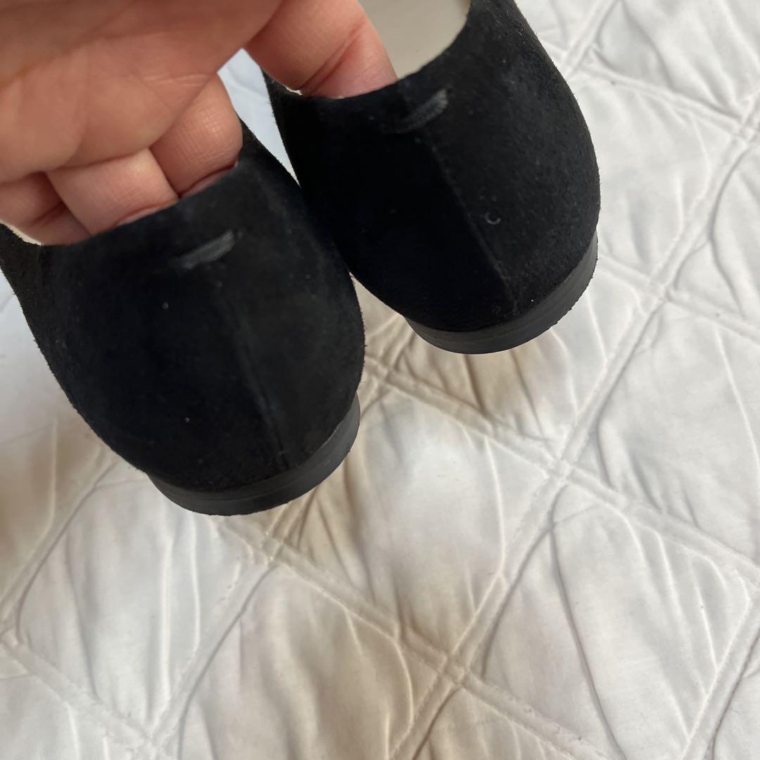 未使用さ▪️マーガレットハウエル▪️フラットスェードシューズ▪️23.5▪️黒