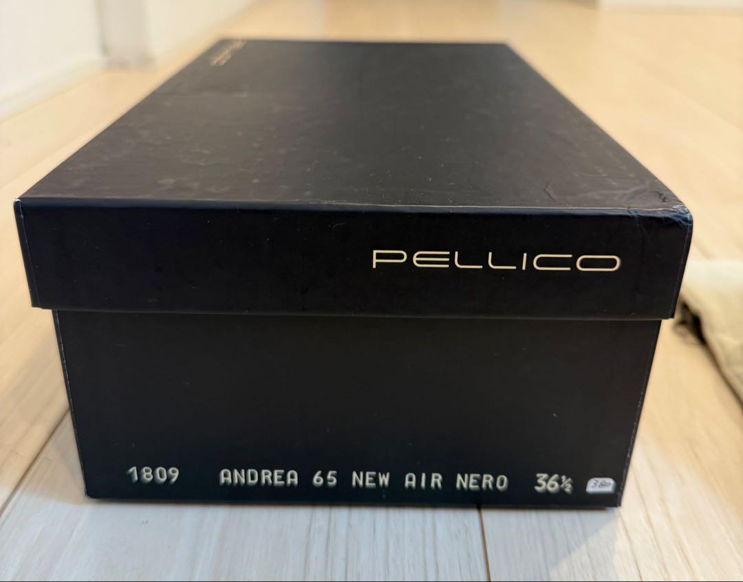PELLICO ブラック ハイヒール 6.5cm