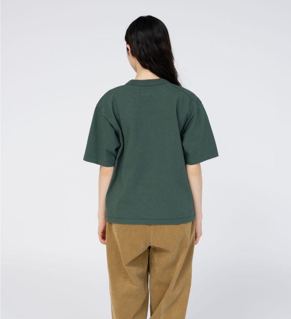 新品未着用 ノースフェイス パープルレーベル ポケットTシャツ グリーン