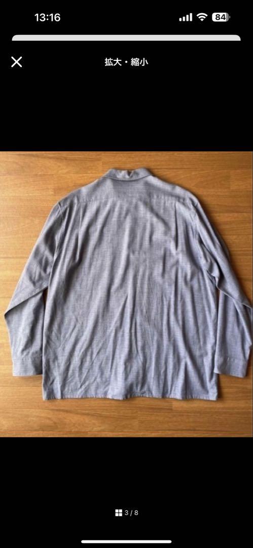 本日限定 美品 comoli コモリ20AW ヴィスコースウールオープンカラー