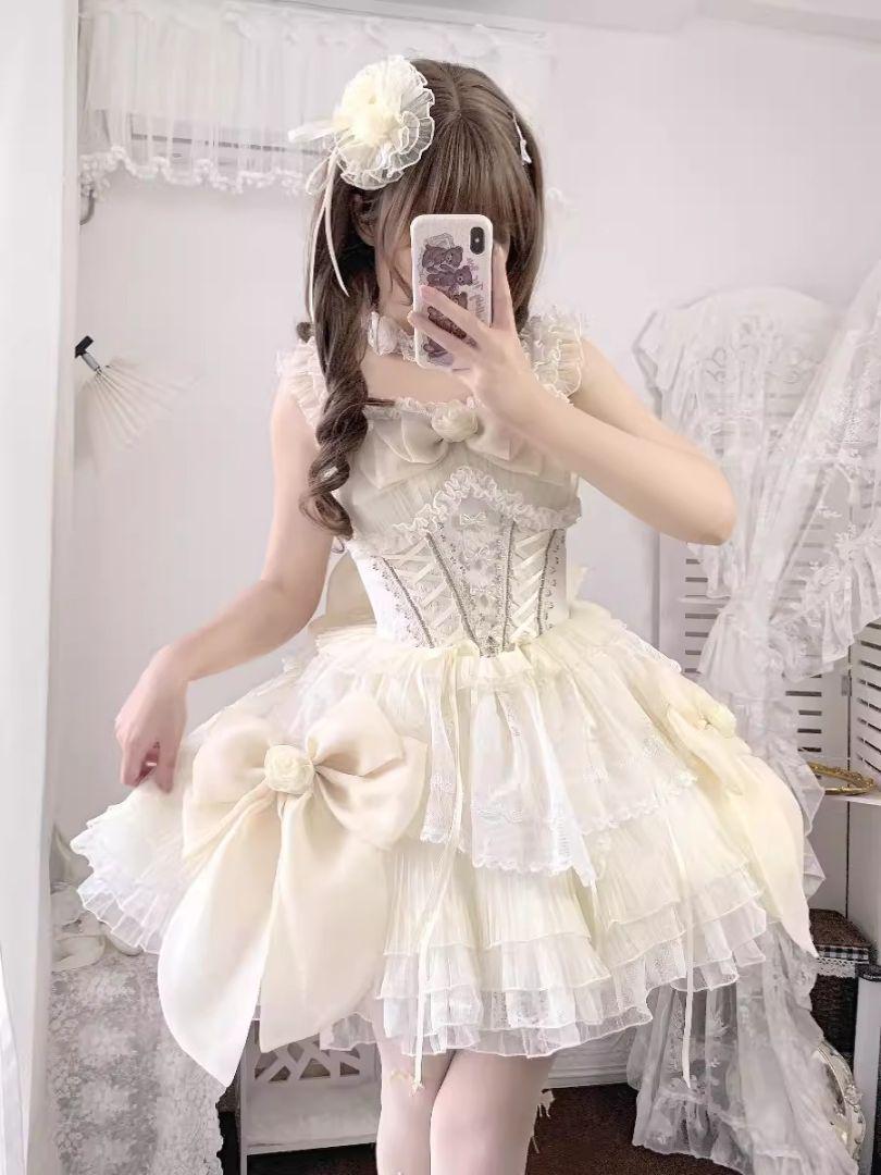 コスプレ ドレス lolita オリジナル 洋服 ロリータ ワンピース