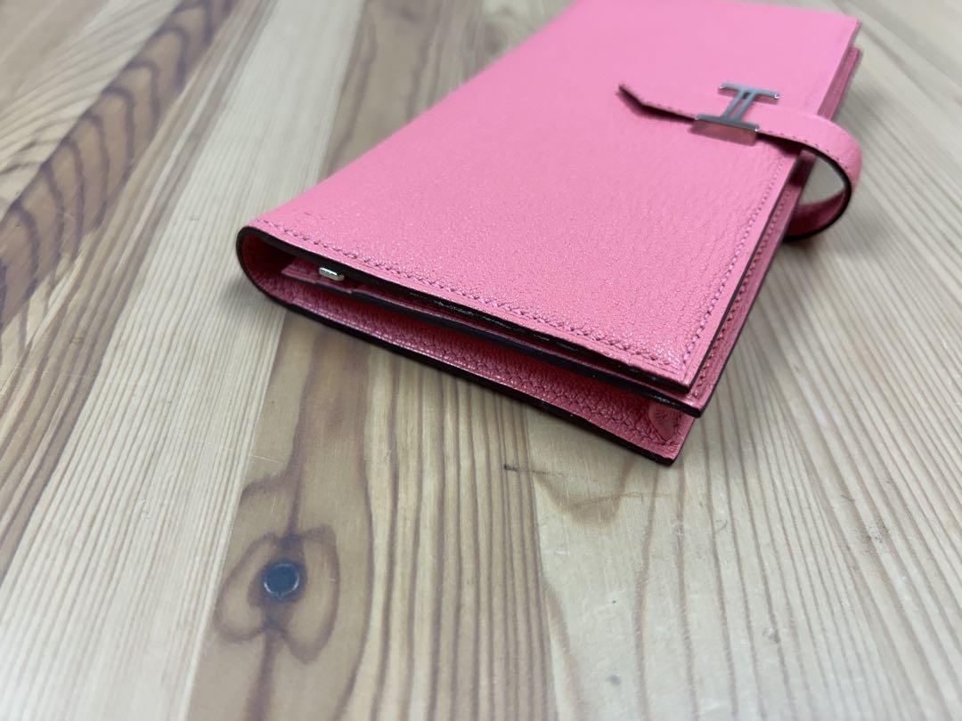 【未使用品】HERMES べアンスフレ ピンク×シルバー金具 D刻印 2019年