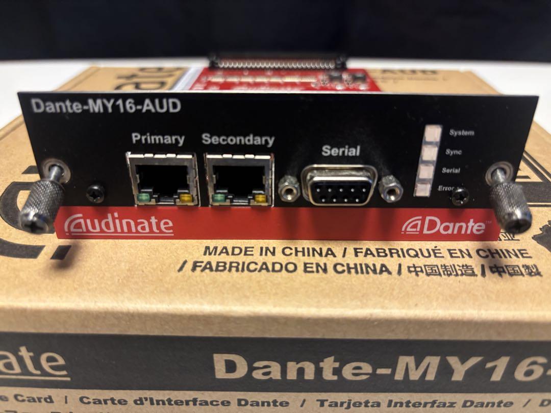 中古】Audinate Dante-MY16-AUD インターフェースカード - メルカリ