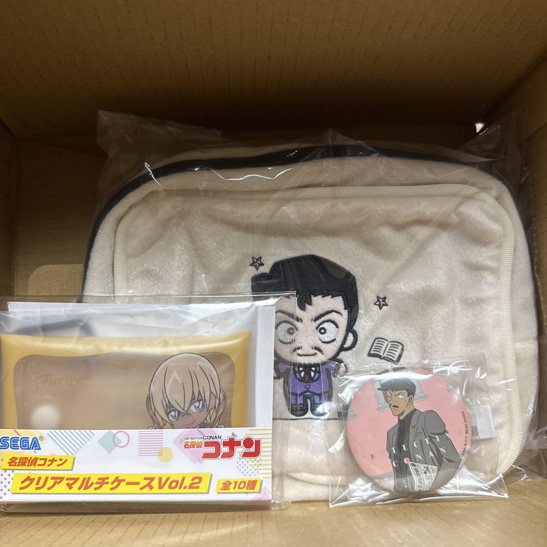 名探偵コナン　セガラッキーくじ ぬいぐるみセット　大和勘助　諸伏高明　B賞　C賞 名探偵コナン セガラッキーくじ ぬいぐるみセット 大和勘助 諸伏