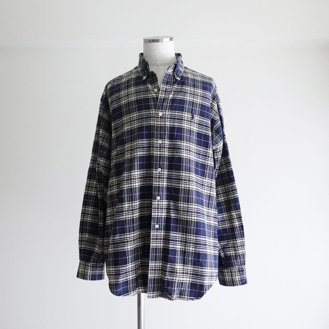 【USA製】RalphLauren Blake オックスフォードシャツ L