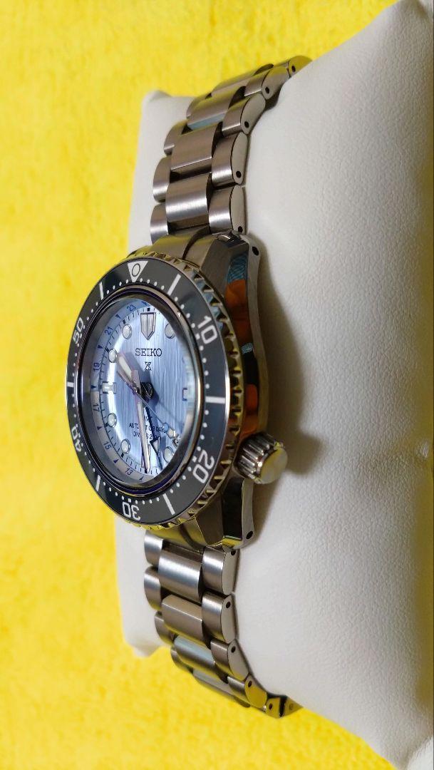 セイコー プロスペックス SBEJ013 GMT 限定 氷河ダイヤル 極美品