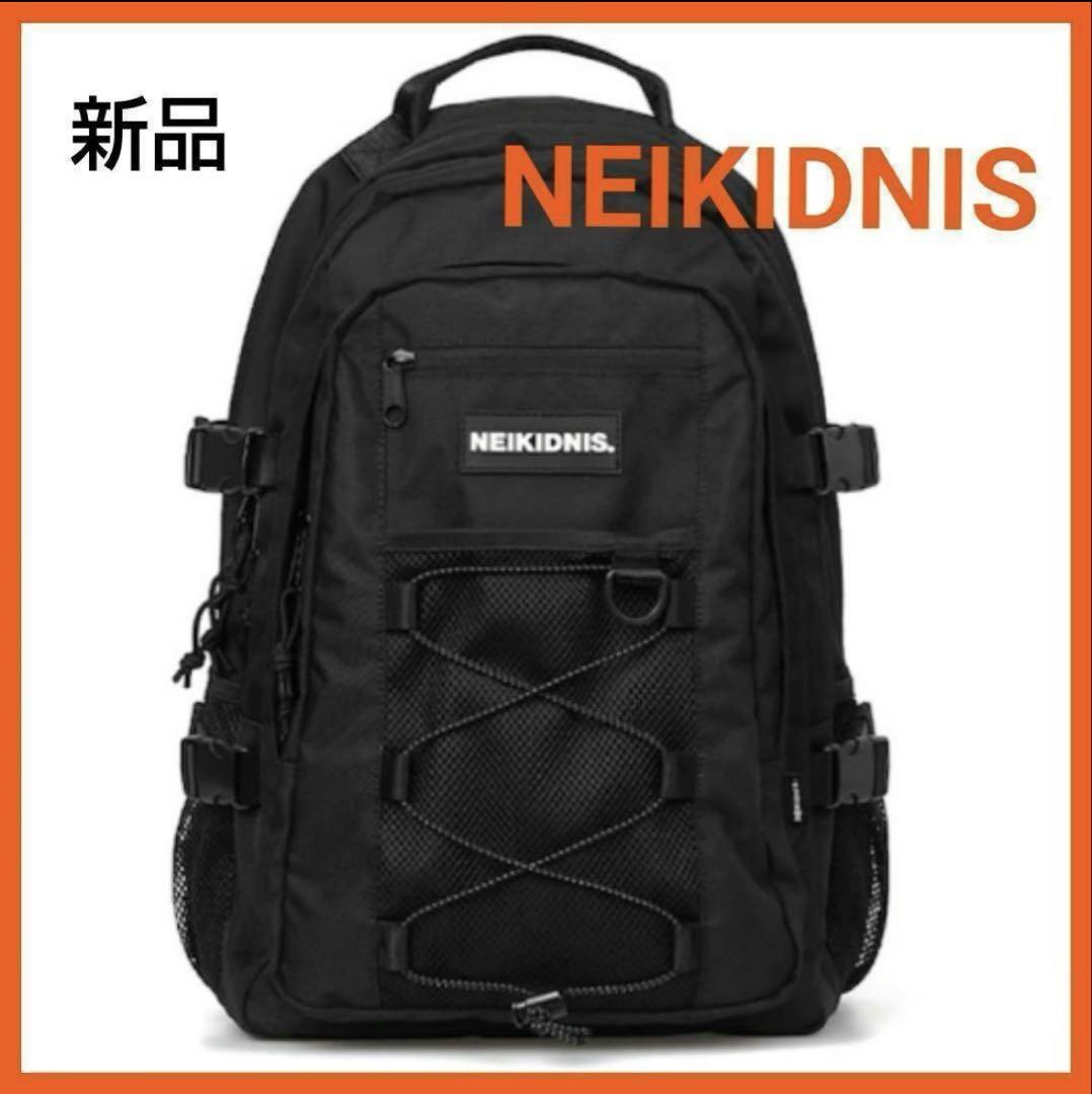 【好評にて期間延長】 新品未使用】タグ付き ネイキドニス リュック 黒 ブラック 韓国 バッグ