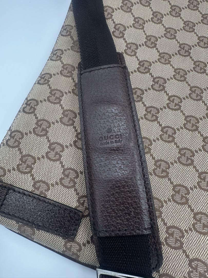 Gucci GGパターン メッセンジャーバッグ ベージュ キャンバス