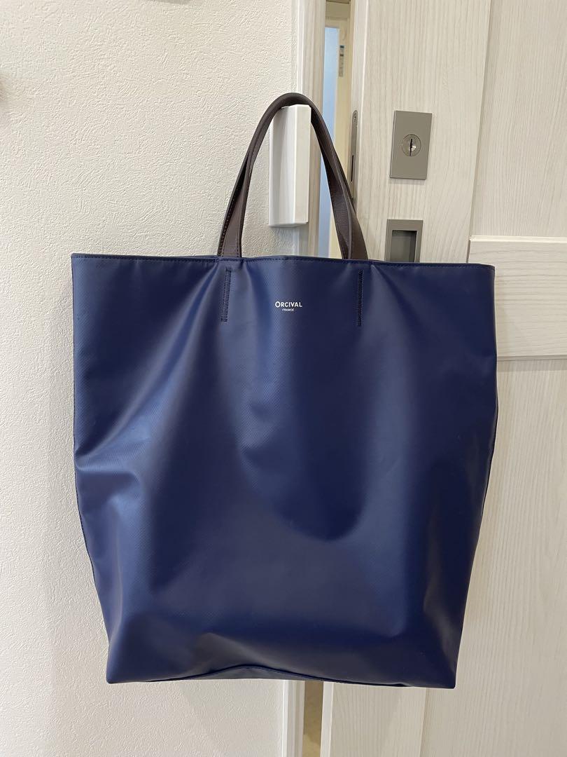 ORCIVAL ネイビー　トートバッグ