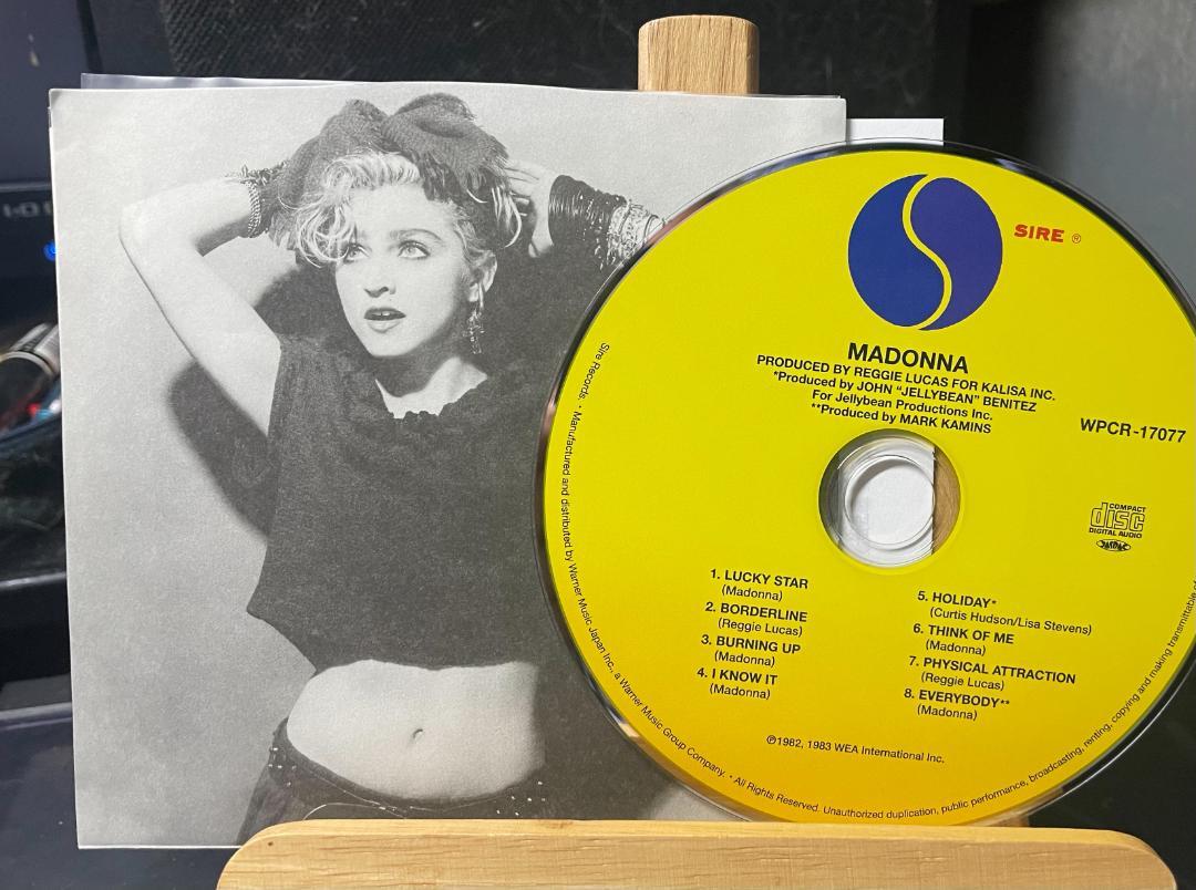 紙ジャケットMADONNAマドンナ 1st.バーニングアップWPCR-17077
