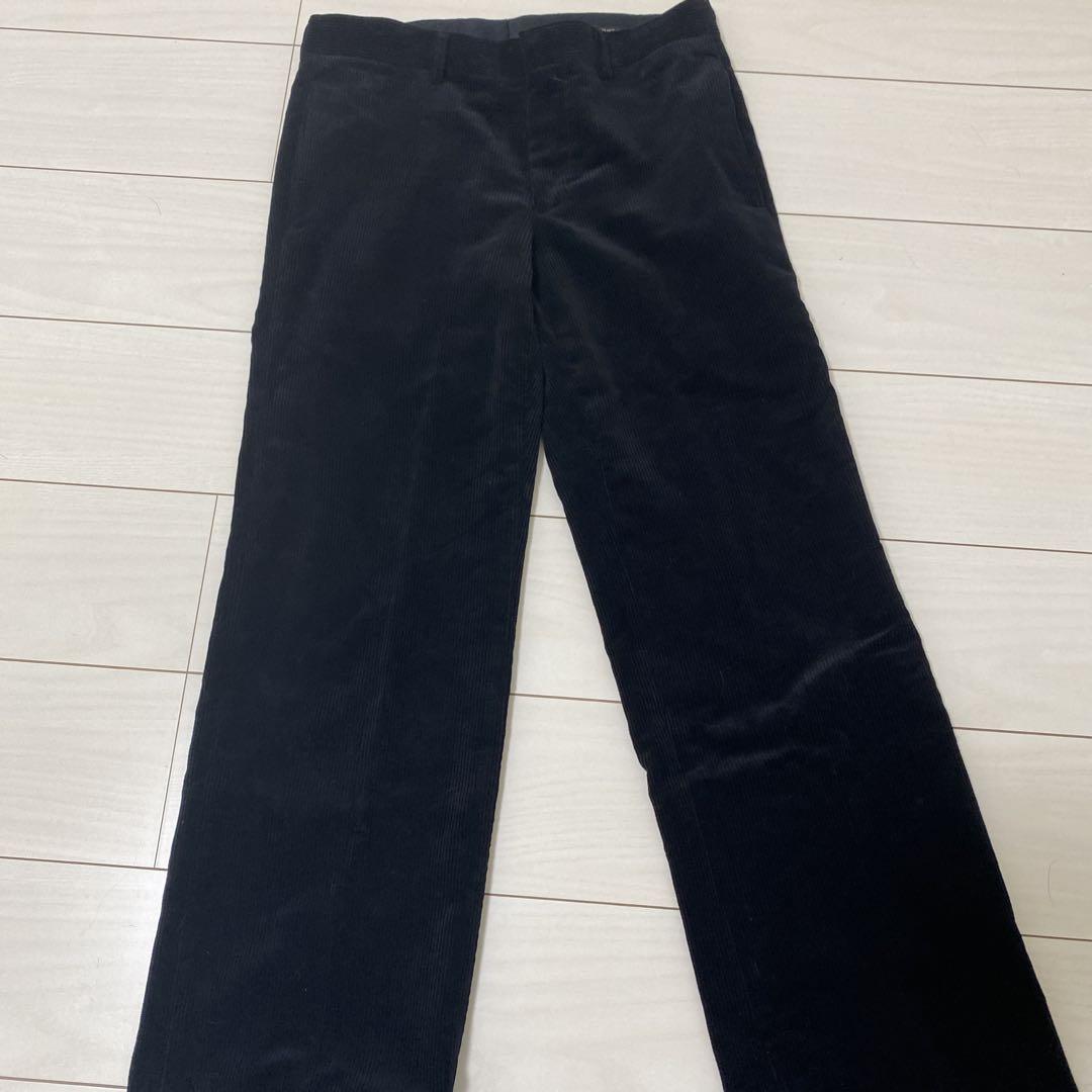 24aw COMOLI コーデュロイ パイプドステムパンツ