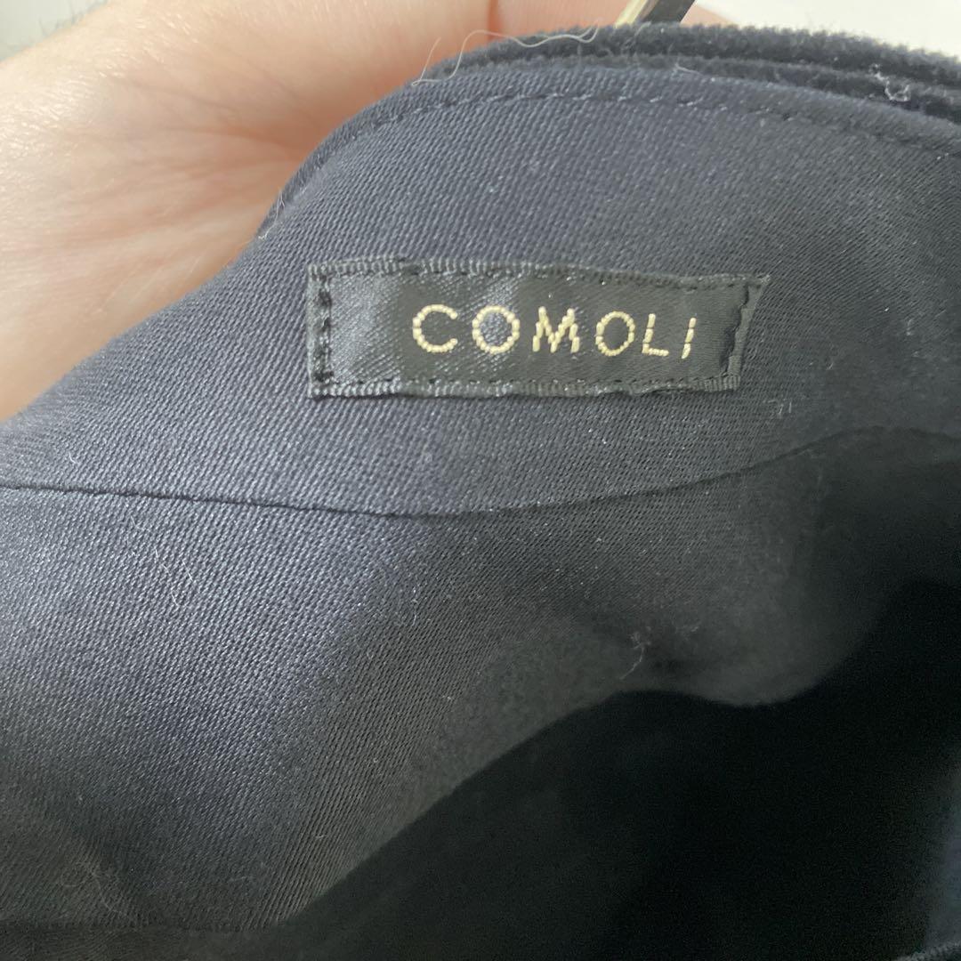 24aw COMOLI コーデュロイ パイプドステムパンツ