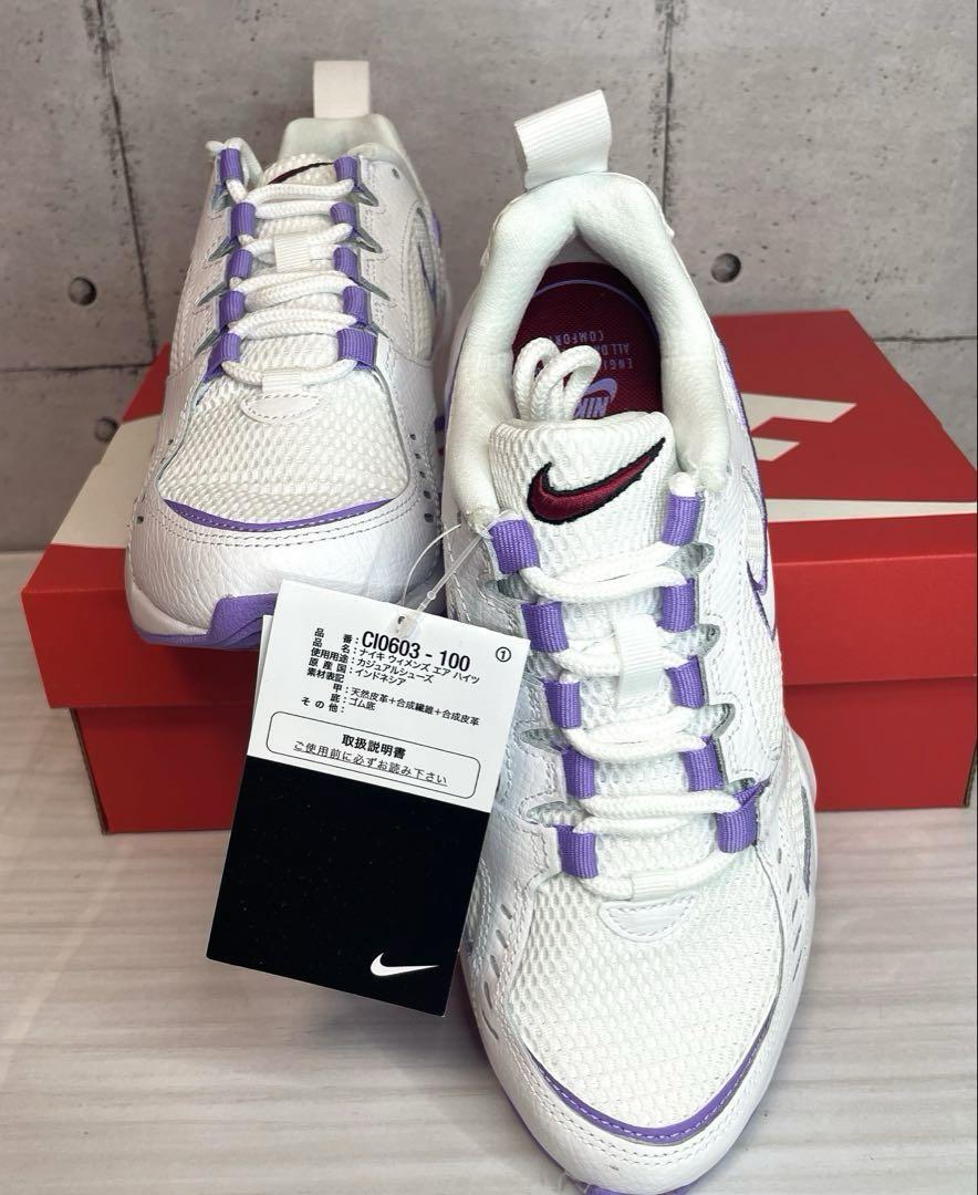 NIKE AIR HEIGHTS 厚底 ホワイト エア ハイツ 23.0cm - メルカリ