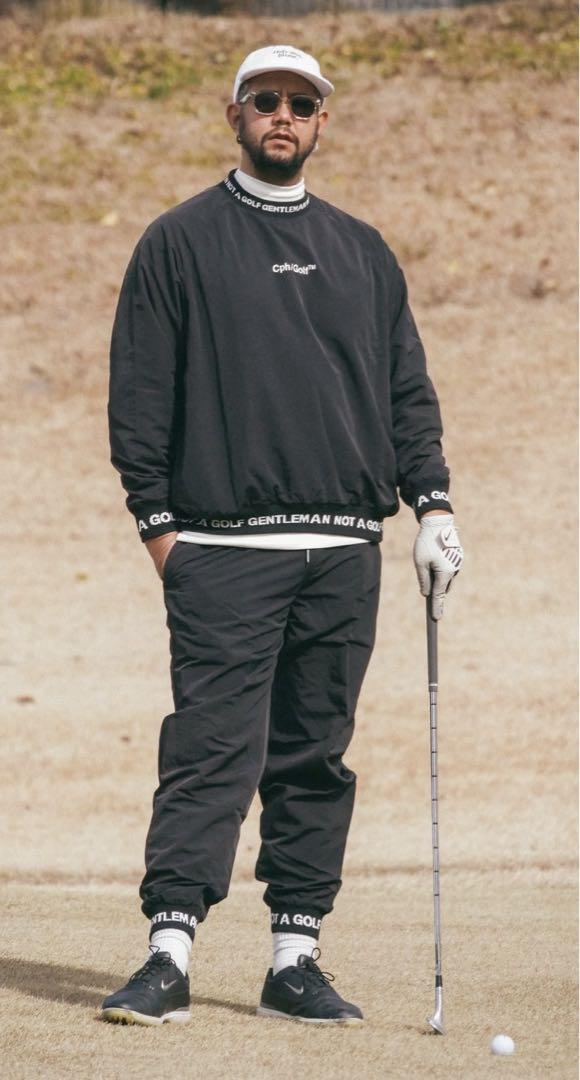 CPH GOLF ワイドパンツ　ゴルフパンツ　チノ　ブラック CPH GOLF ワイドパンツ ゴルフパンツ チノ ブラック ゴルフ