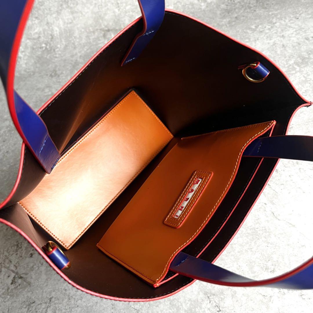 【未使用級】MARNI マルニ ミュゼオ 2wayバッグ ショルダー バイカラー