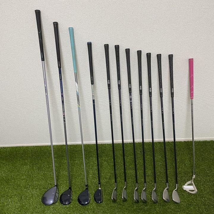 正規品! セット ラクティダ 優しい 初心者〜中級者 優しい レディースゴルフクラブ - クラブ