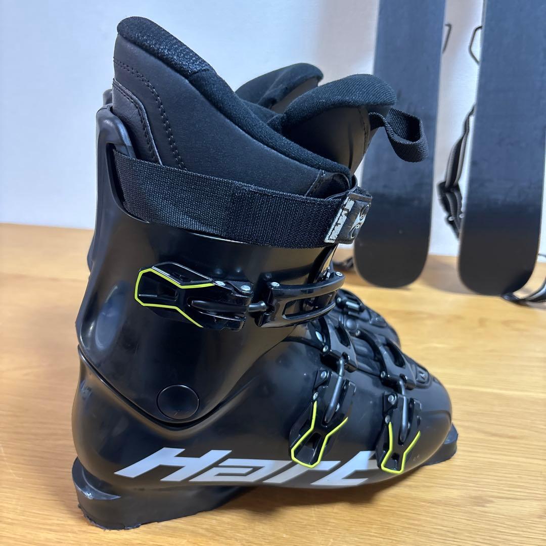メンズ ショートスキーセット SALOMON 26cm ブーツ、ケース付 メンズ ショートスキーセット SALOMON 26cm ブーツ、ケース付