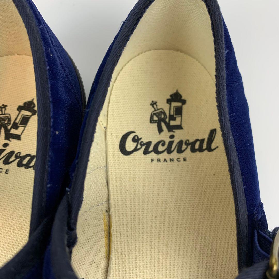 『Orcival』 オーシバル(23cm) ベロアストラップシューズ