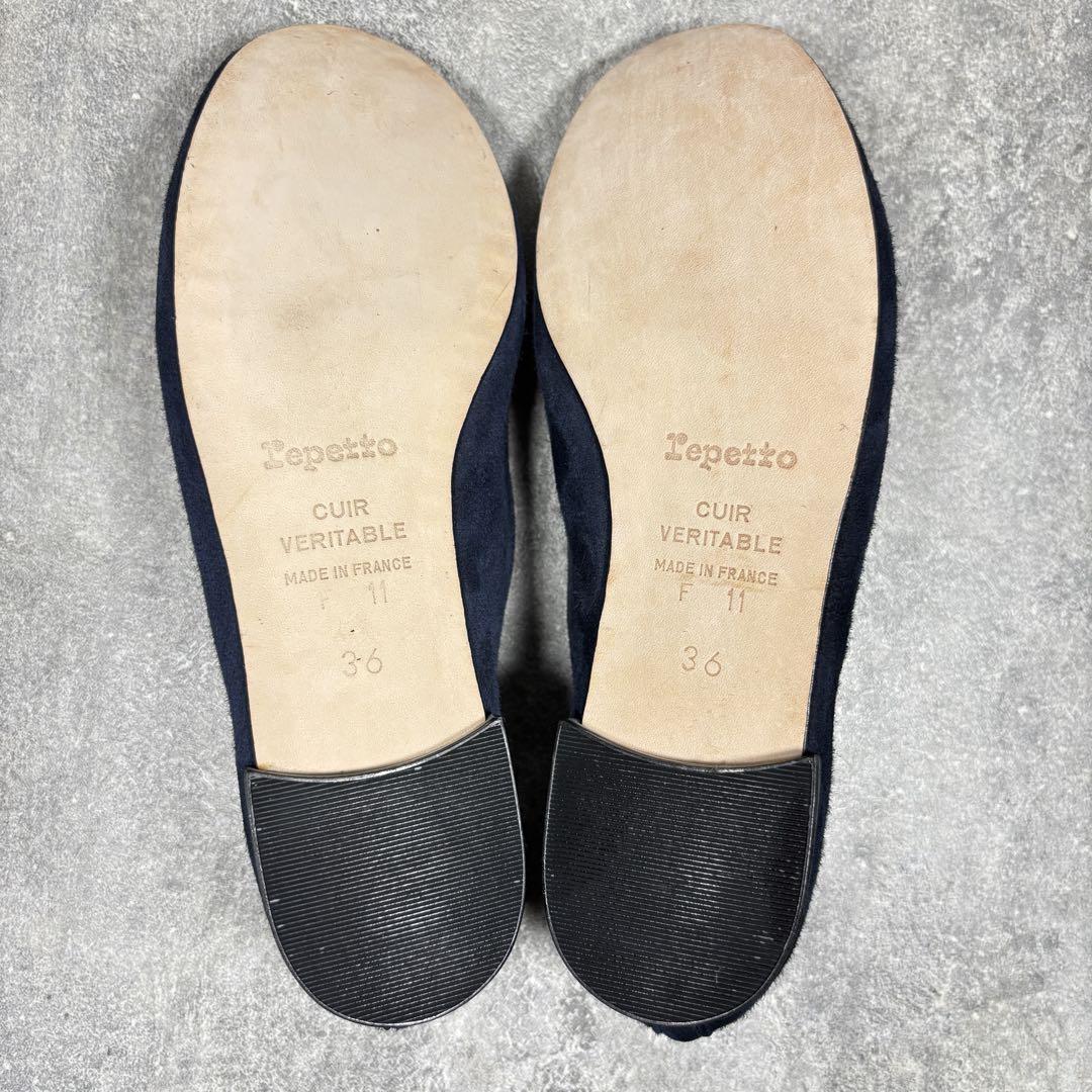repetto レペット バレエシューズ フラットシューズ リボン 23cm