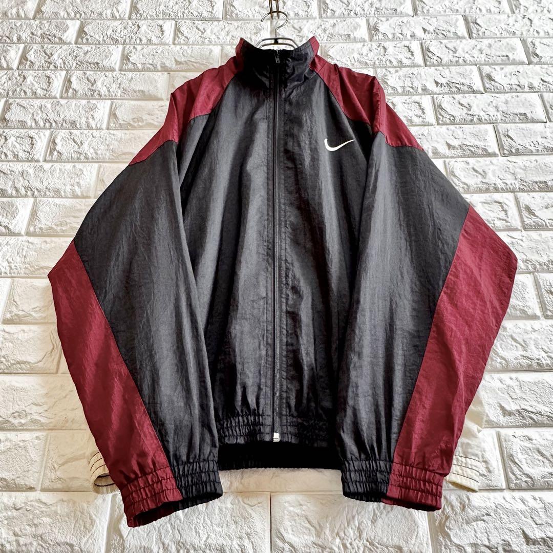 ◇背面BIGスウッシュロゴ◇ 90s NIKE ナイロンジャケット