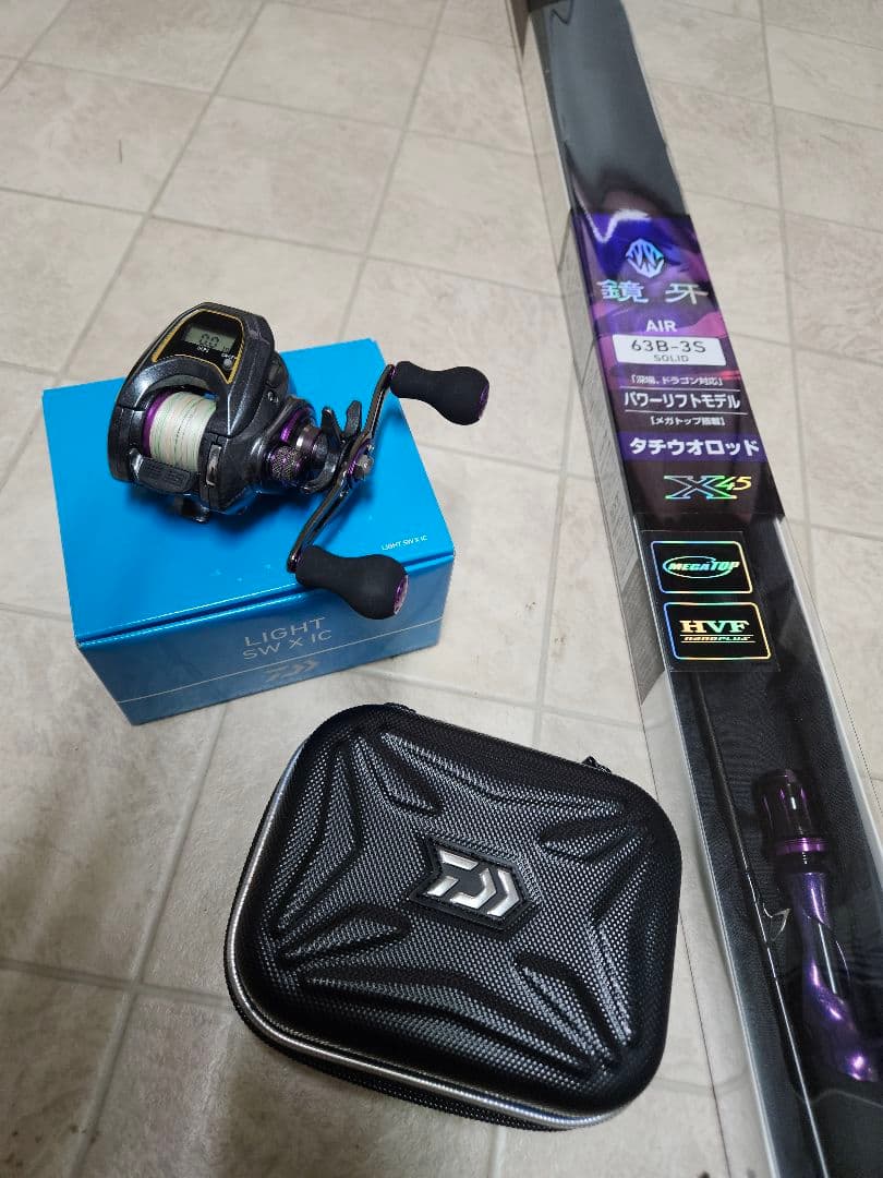 人気ショップが最安値挑戦!】 鏡牙 ダイワ AIR ICセット X SW SOLIDと