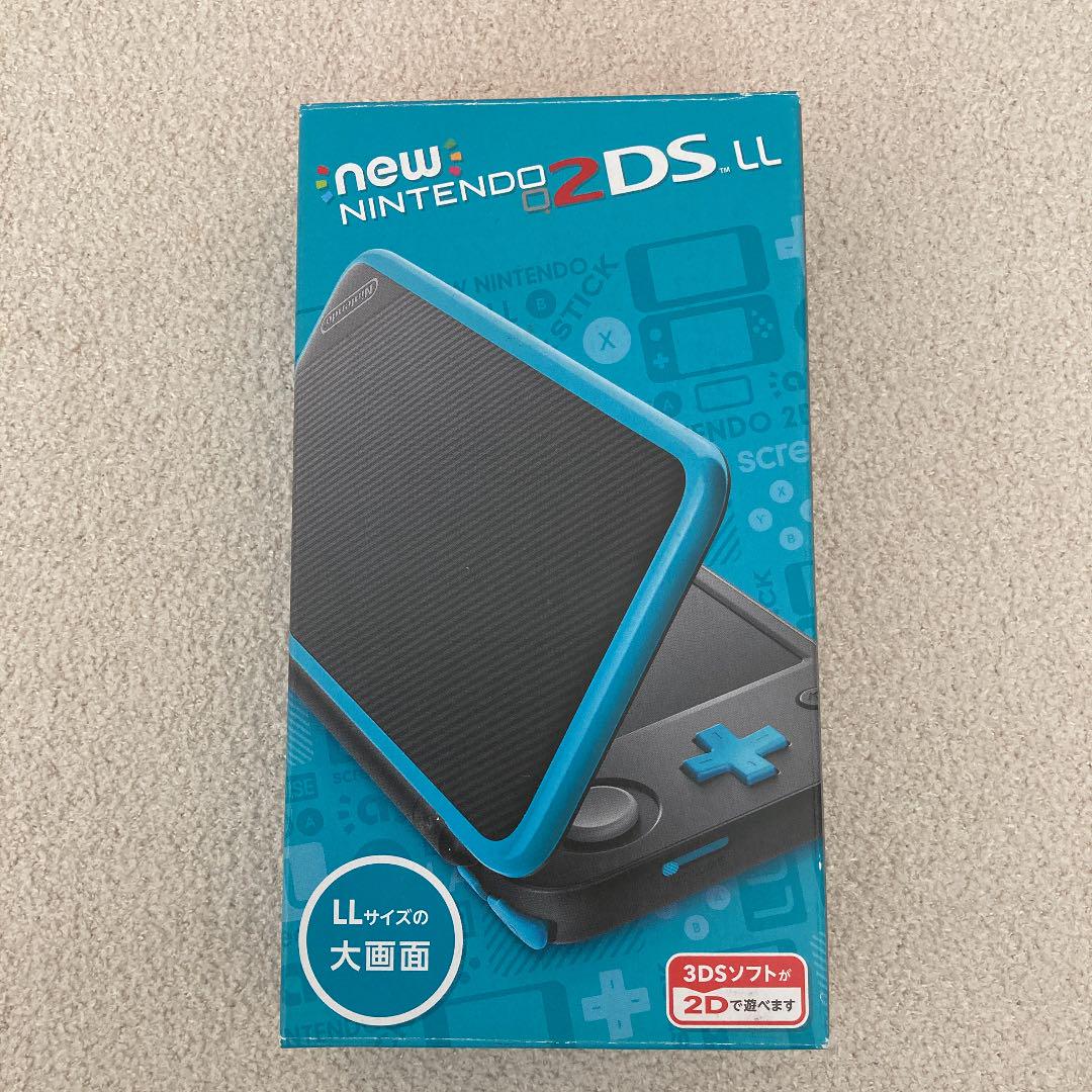 雑誌で紹介された Newニンテンドー2DS LL ブラック×ターコイズ 充電器