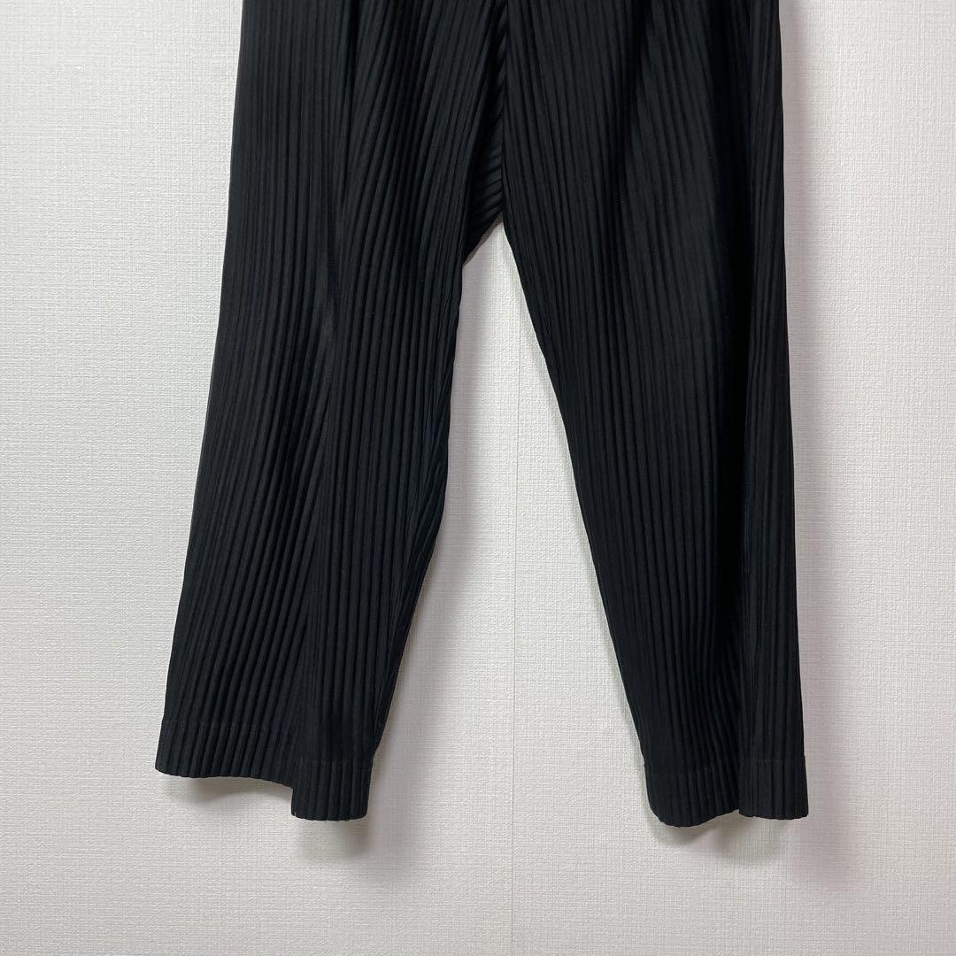 HOMME PLISSE ISSEY MIYAKE プリーツパンツ ブラック - メルカリ
