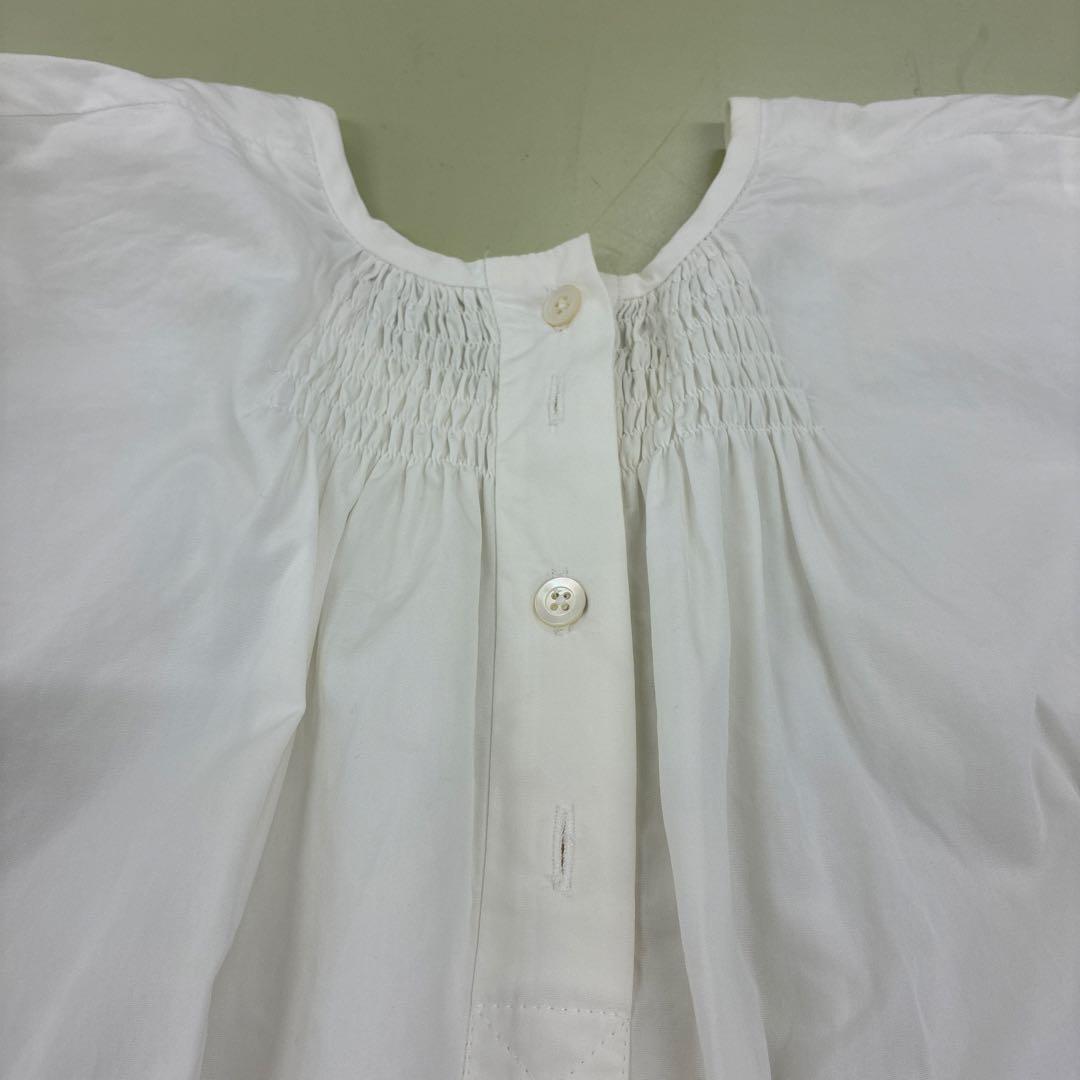 希少 ドリスヴァンノッテン ホワイトコットン長袖シャツ 希少 ドリスヴァンノッテン ホワイトコットン長袖シャツ