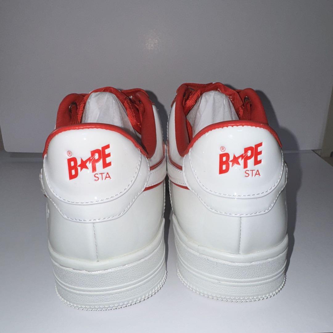 Buy Bapesta #8 M1 'White Red' - 1J30191017 RD | GOAT