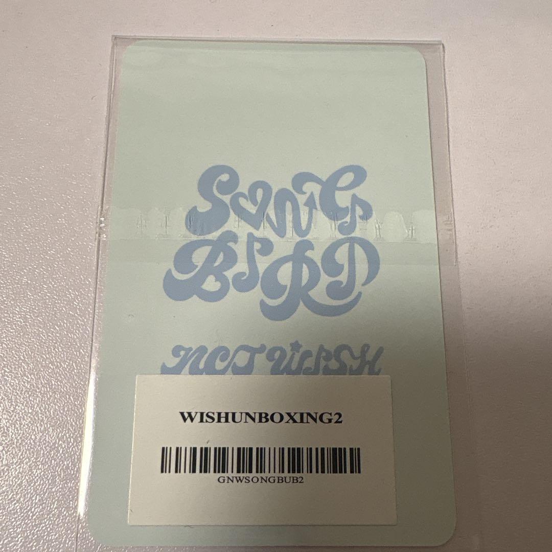 NCT WISH Songbird unboxing トレカ シオン リク