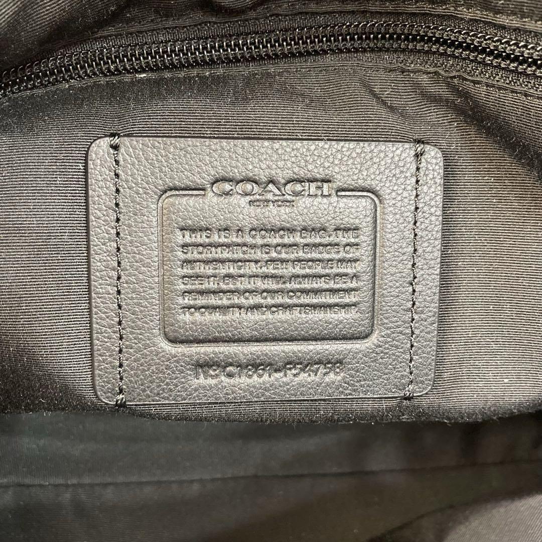 COACH コーチ 2way メトロポリタン ビジネスバッグ 黒 F54758