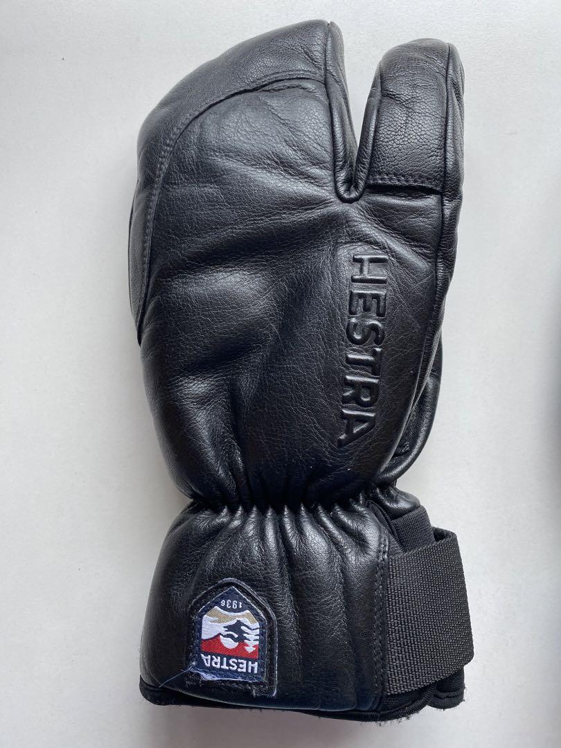 HESTRA フルレザー スリーフィンガー　サイズ7 HESTRAグローブスリーフィンガーフルレザー