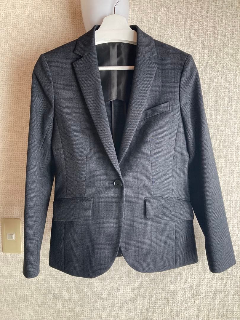 美品】ZARA パンツスーツ ノーカラー アンクル丈 セットアップ スーツ