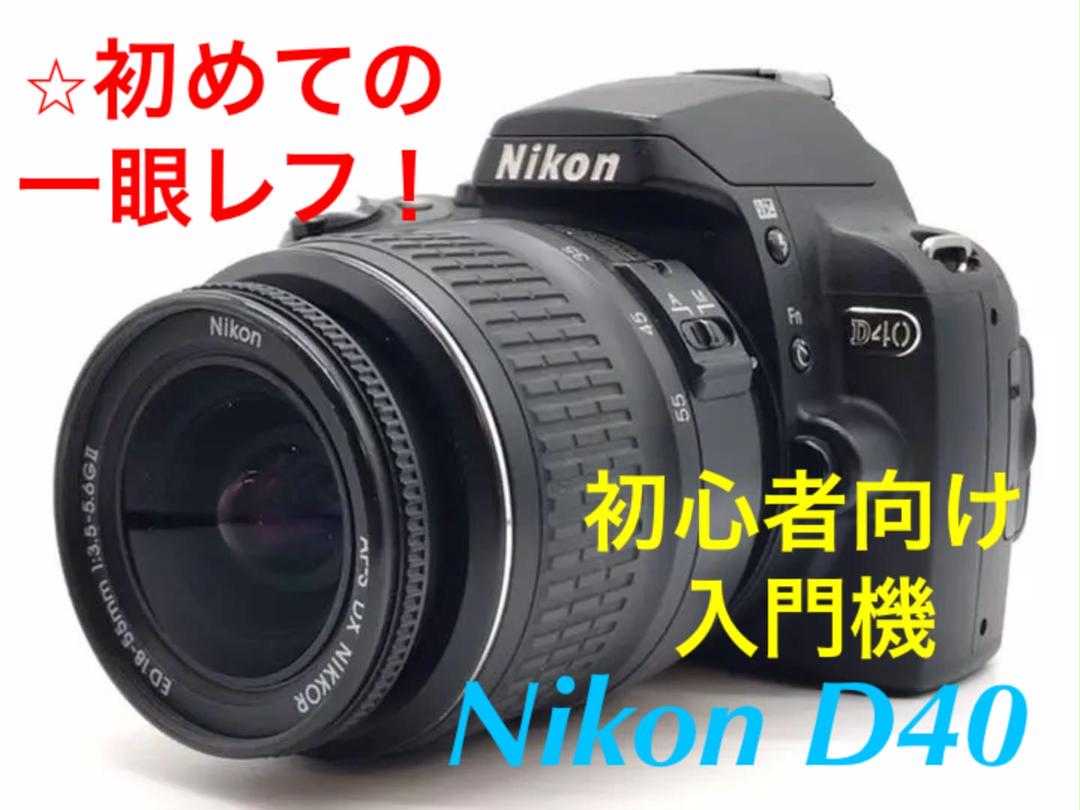 【セール中】Nikon ニコン D40 レンズセットNikon