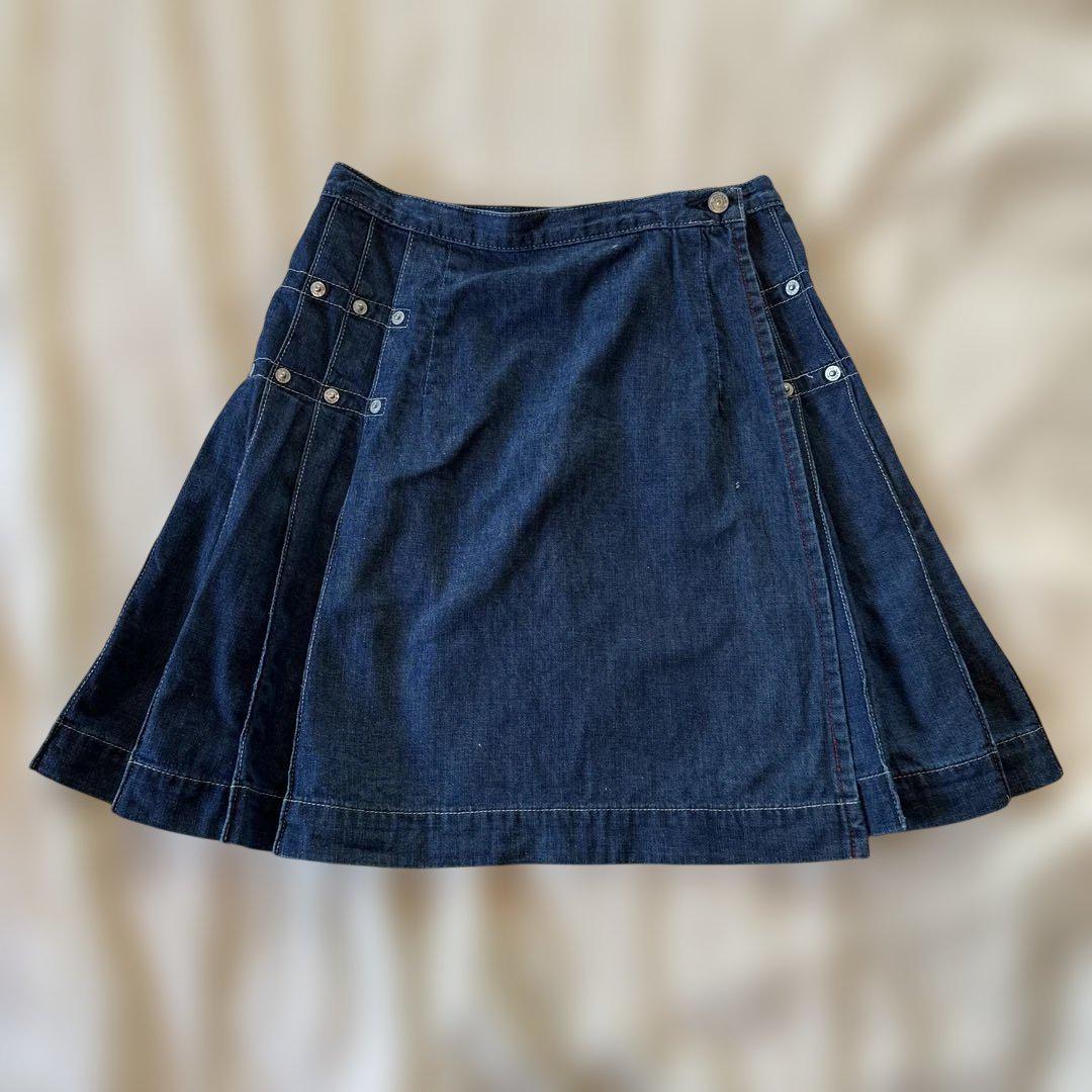 y2k✨️ 00s HYSTERIC GLAMOUR デニム 切替 ミニスカート y2k✨️ 00s HYSTERIC GLAMOUR デニム 切替 ミニスカート - メルカリ